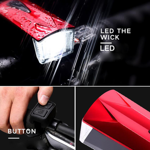 Fabbrica Direttamente Fornisce 120DB DOPPIO Sistema di Accessori Bicicleta Ciclo Faro Della <span class=keywords><strong>Bici</strong></span> del Led Usb Luce Della Bicicletta Della <span class=keywords><strong>Bici</strong></span> Corno con la Luce - Product Image 4