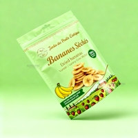 Sachet Doypack Personnalisé en Aluminium Stratifié, Qualité Alimentaire, Recyclable, Écologique, avec Fermeture Zip pour Snacks, Biscuits et Chips