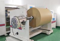Máquina Rebobinadora y Cortadora de Película de PVC, TPU, PET y OPP, con Motor PLC, Alto Rendimiento, Computarizada, Automática y Multifuncional