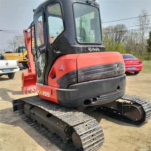 Les pelles sur chenilles KX155 de 5 tonnes KX163 et KX165 d'occasion de la marque japonaise haut de gamme Kubota sont à vendre - Product Image 2