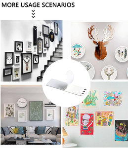 Factory Price <strong>Hook</strong> <strong>and</strong> <strong>Loop</strong> Picture Hanging Strips Double Sided Tape Damage Free Heavy Duty Hanging <strong>Hook</strong> Strips - Product Image 6