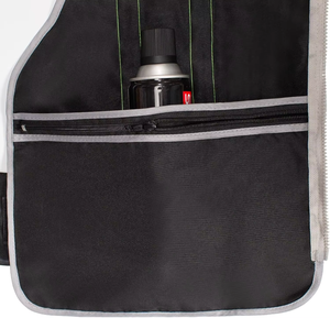 ANSI Class <span class=keywords><strong>2</strong></span> Reflektierende Sicherheits weste Neues Design Schwarz Konstruktion Klett verschluss Benutzer definiertes Druck logo - Product Image 4