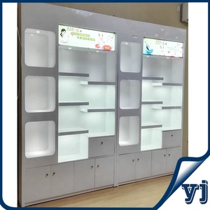 Di alta qualità MDF negozio di legno di cosmetici Display mobili vetrina cosmetica con armadio di stoccaggio - Product Image 4