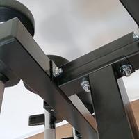 Ensemble d'haltères fixes FDFIT avec support, extrémités arrondies, design de barre courbée, acier recouvert de caoutchouc, qualité professionnelle, tout-en-un