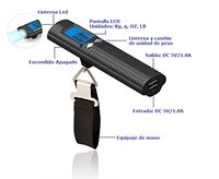 Vente en gros de banque d'alimentation numérique 3 en 1 avec balance à bagages USB Lampe de poche portable Balance à bagages