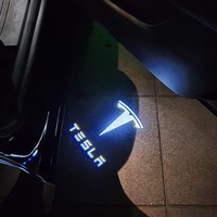 JINXIN Lumière de projection de porte de voiture Offre Spéciale Lampes LED Lumière d'accueil professionnelle pour Tesla Model 3/X/S/Y