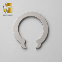 Guanlian Wholesale Customized Stainless Steel External Circlip Shaft Retaining Ring Zinc Plated Snap Ring Fastener