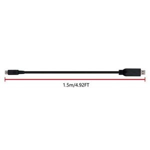 Cable de Programación USB RS422 para PLC Mitsubishi Serie FX3U/FX, 4.9 Pies, Certificado CE, Carga Rápida, para Impresora y Escáner de Código de Barras - Product Image 2