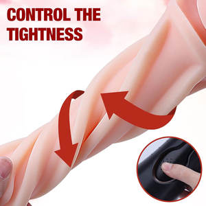 Stimolatore Maschile Realistico da 7,5 Pollici, Vibratore Tascabile Spremibile, Giocattoli Sessuali per Uomini - Product Image 5