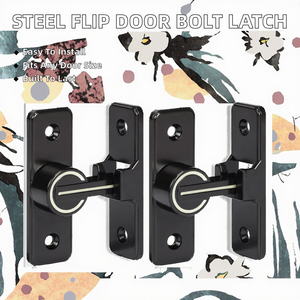Loquet de porte moderne en acier inoxydable robuste avec éclairage intégré, verrou de sécurité pour <span class=keywords><strong>portail</strong></span>, loquet de porte de grange, charnières de fenêtre, sécurité domestique Shengke - Product Image 2