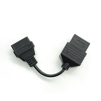 Kabel Diagnostik Truk OBD 2 20-Pin, Adaptor Pemindai Diagnostik Mobil untuk Aplikasi Mesin Otomotif Elektronik PVC