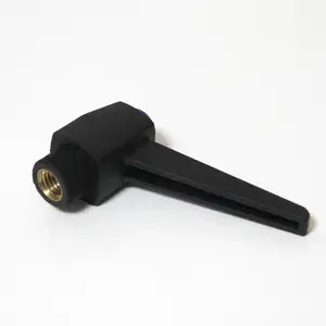 plastic nylon knob locking handle adjustable clamping lever handle for industrial machine tools