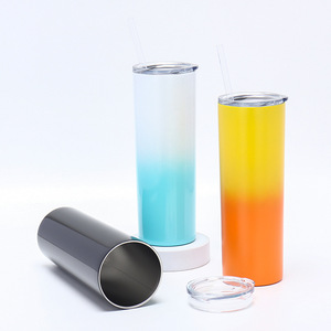 Stainless Steel Tumbler Round <b>Large</b> Capacity Insulated Travel <b>Mug</b> With Sports Straw Q17 - Product Image 3