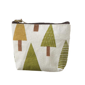 กระเป๋าใส่เหรียญผ้าแคนวาสขนาดเล็กแบบซิปพร้อมออกแบบโลโก้ตามสั่ง - Product Image 5