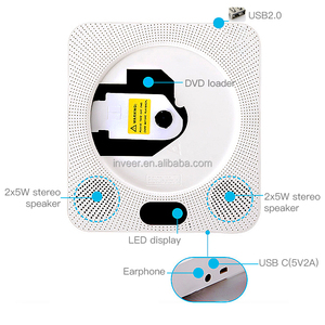 Fonction BT de conception privée inveer et lecteur CD radio <span class=keywords><strong>FM</strong></span> avec sortie haut-parleur 2*5Watt modèle M1CD - Product Image 3