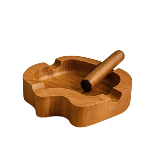 Cenicero de Escritorio de Madera, Forma Personalizada, Diseño Minimalista, Porta Cigarros, Uso Doméstico, Acabado en Madera Natural - Product Image 1