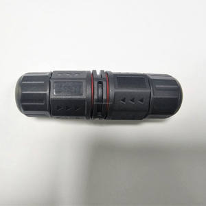 התקנה בקלות m20 2pin חוט 3pin על מחבר ip68 ישר עמיד למים באמצעות תיבת צומת מחבר jointer - Product Image 1