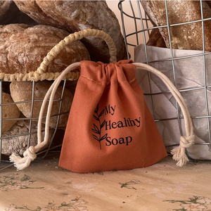Sac à poussière en toile de coton biologique personnalisé avec logo, idéal pour les autocollants, les bougies, les cadres photo, certifié GOTS - Product Image 4