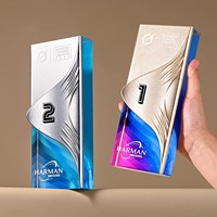Trophée en cristal rectangulaire à prisme ondulé créatif haut de gamme pour les récompenses annuelles de réussite commerciale