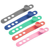 2025 nouveau Silicone caoutchouc câble sangles fil organisateur réutilisable câble attaches cordon organisateur Flexible ventouse