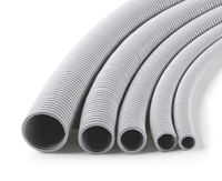 Tuyau flexible en PVC ondulé pour ventilation industrielle, évacuation des eaux usées, aspiration des poussières, longueur personnalisable, découpe sur mesure