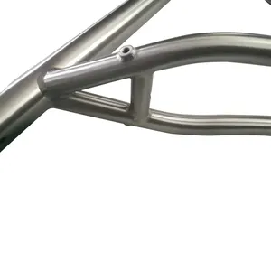 Phiêu Lưu Sỏi Xe Đạp Đĩa Phẳng Phanh Thiết Kế Titanium Road Bike Khung