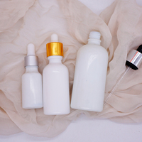 Bouteilles d'huile essentielle 50ml Opal White 30ml avec pipette