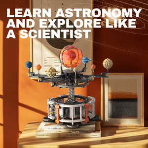 Bộ khối xây dựng kỹ thuật 42179 trên quỹ đạo tàu vũ trụ thân điện PF, chuyển động thiên thể, vũ trụ, mặt trời, Hành Tinh Trái đất và mặt trăng - Product Image 6