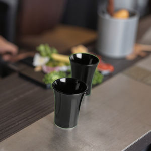 Occhiali da <span class=keywords><strong>Shot</strong></span> in polistirolo nero 0.9oz/25ml con Logo personalizzato - Product Image 4