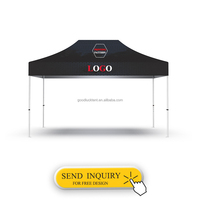 Tente pliante 3x6m carrée avec structure en aluminium, cadre de remplacement pour tente
