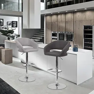 Siège pivotant moderne en métal à hauteur réglable, chaise haute de luxe, chaises de Bar, tabouret de Bar