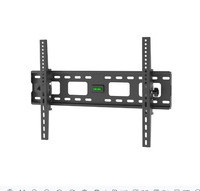 Braket Dinding TV Universal VESA 600*400mm dari Baja, Dapat Dimiringkan, untuk Televisi LCD LED 40''-80'', Dudukan TV Tetap di Dinding