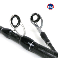 Canne à pêche L005 en carbone légère 1,98 m 2,13 m, 2 brins, pour spinning, baitcasting, jigging, pêche à la mouche, saumon, eau salée, lancer à distance, action lente