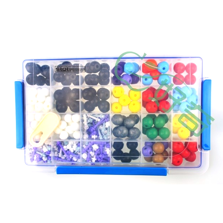 Модель молекулярной конструкции, пластиковая шаровая палочка и пропорция, стандартная Органическая молекулярная конструкция, Сборная модель