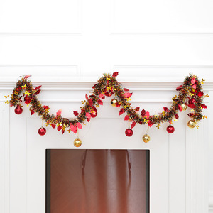 Cintas Decorativas Navideñas, Guirnaldas de Oropel para Árboles de Navidad, Decoraciones para Ventanas, Arreglos para Restaurantes, Guirnaldas Decorativas para Paredes - Product Image 3