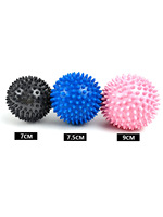 Balle de massage magnétique en PVC pour fascia musculaire, avec picots en plastique, pour acupression et relaxation musculaire