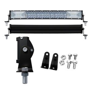 Barre LED de travail 21 pouces en aluminium, éclairage moto blanc jaune clignotant 270W, barre LED auto - Product Image 4