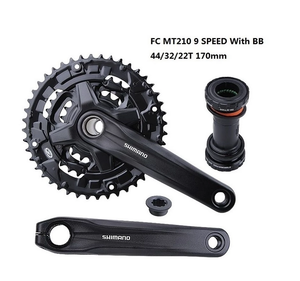 Pédalier Shimano FC MT210 8/9 vitesses 170 mm 40/30/22T 42/32/22T avec boîtier de pédalier MT500 pour VTT - Product Image 1