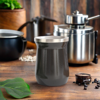 Tasse Yerba Mate de 8oz avec cuillère Tasses à café écologiques en acier inoxydable 304 en noir blanc rose bleu profond style argentin