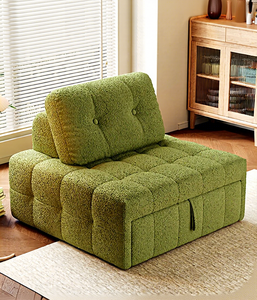 <span class=keywords><strong>Canapé</strong></span>-<span class=keywords><strong>lit</strong></span> pliable moderne de style crème, inclinable, portable et extensible pour petit salon ou chambre <span class=keywords><strong>à</strong></span> coucher - Product Image 5
