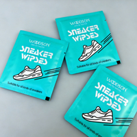 Lingettes personnalisées pour baskets, marque privée, lingettes humides pour un nettoyage instantané des chaussures en cuir et en toile