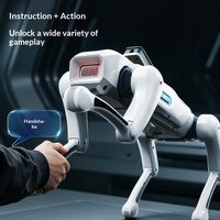 Neuer großer KI-gesteuerter elektrischer Roboterhund aus Kunststoff mit Sprachsteuerung, programmierbaren Funktionen und multifunktionalen Stuntfähigkeiten