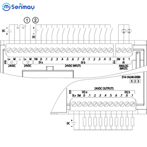 6es7214-1bg40-0xb0 6s7211-1a40-0xb0 पीएलसी प्रोग्रामिंग नियंत्रक सिंटिक S7-1200 सीपू 1214c मॉड्यूल नया मूल - Product Image 4