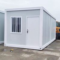 Maison de conteneur de bureau portable de luxe prête à l'emploi de 20 pieds Architecture préfabriquée de camp pétrolier