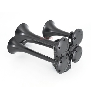 แตรลมพร้อมปั๊ม12V 4ทรัมเป็ตรถดัดแปลง150db แตรลมสำหรับรถยนต์ยานพาหนะรถบรรทุกรถจักรยานยนต์ - Product Image 2