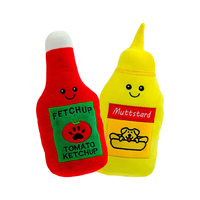Jouet en peluche personnalisé pour animaux de compagnie Tasse à glaces avec couineur Jouet à mâcher pour chien