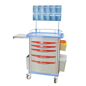 Abs Ziekenhuis Medische Anesthesie Geneeskunde Verpleegwagen Baby Gereedschap Crash Cart Uitgifte Auto - Product Image 4