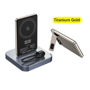 Cargador Rápido 3 en 1 de Doble Grosor 7.2mm/12mm, Banco de Energía Magnético con Pantalla LED, Logotipo Personalizado Gratuito y Widget Pop-Up Dual F18 - Product Image 2
