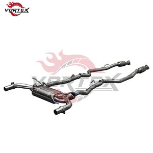 Escape Catback Valvetronic de Acero Inoxidable T304 de Alto Rendimiento VORTEX, Acabado Azul Quemado de 1.5 mm de Grosor para Aston Martin DB9 - Product Image 4