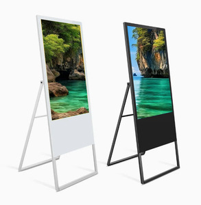 Tầng thường vụ di động gấp Mạng Wifi HD kỹ thuật số biển <span class=keywords><strong>Video</strong></span> Player LED <span class=keywords><strong>Monitor</strong></span> LCD quảng cáo hiển thị - Product Image 3